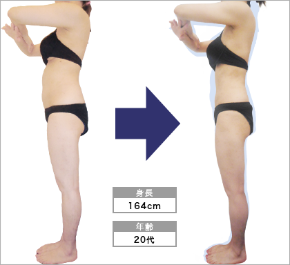 オリエンタルスタイル渋谷店R･K様3ヶ月でウエスト-16.7cm達成